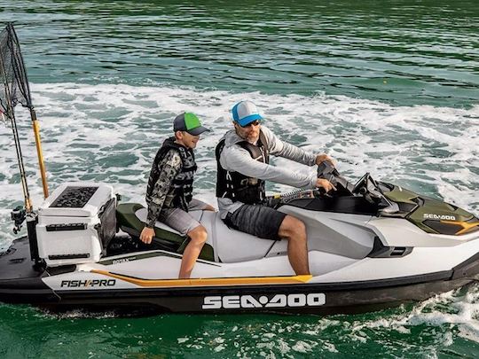 Seadoo Fish Pro Jet ski (a unique fishing experience)