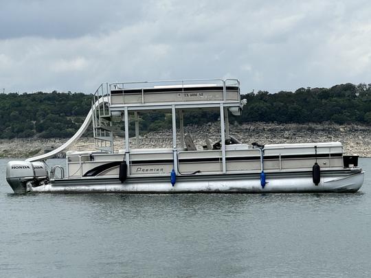 Bateau de fête à deux étages Premier pour 19 personnes avec toboggan