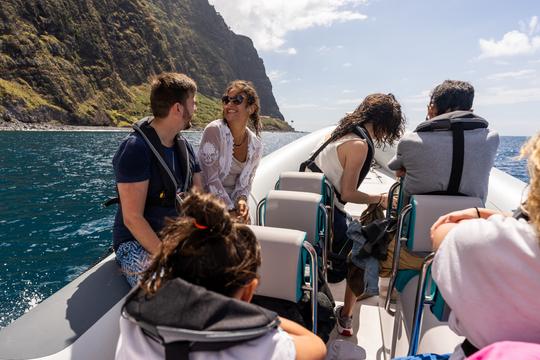 Aluguer de lanchas RIB - Mergulho com snorkel e relaxamento na costa da Madeira