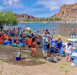 River tubing trip on the salt River Mesa arizona transportation included.