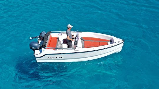 The Sailor's Ride 160e Center Console for 6 People in Paros, Greece