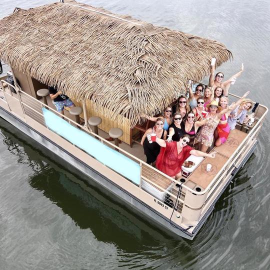 Private Tiki Boat Charters for up to 18 Passengers