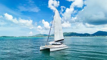 Sailing Catamaran "Amadeus" in Phuket, Thailand