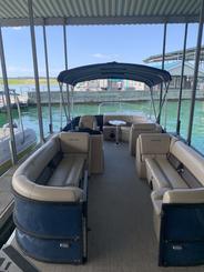 Barco flutuante de luxo Self Captain para 15 passageiros no Lago Travis