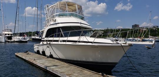 33ft Flybridge Cruiser with Captain in Halifax