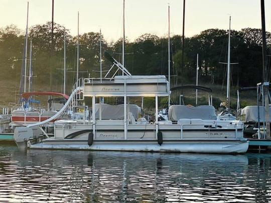 Bateau de fête à deux étages Premier pour 19 personnes avec toboggan