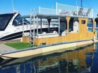 Party on the 34ft. large Double-Decker Tiki Pontoon Boat - $200 per hour