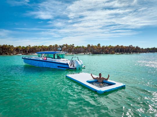 LUXURY POWER BOAT..CAN FIT LARGE GROUPS...DOLPHIN TOUR!!!!!