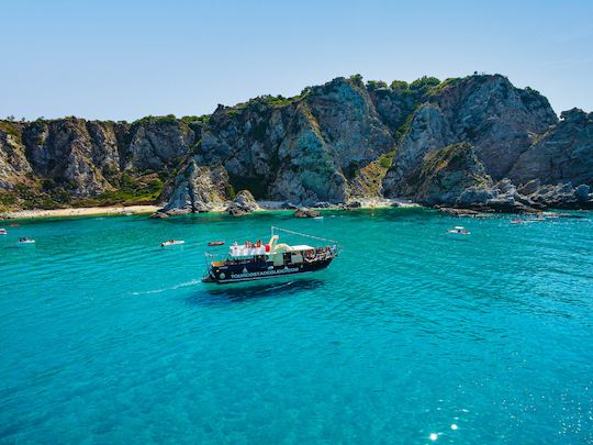 Viaje en barco de Tropea a Capo Vaticano