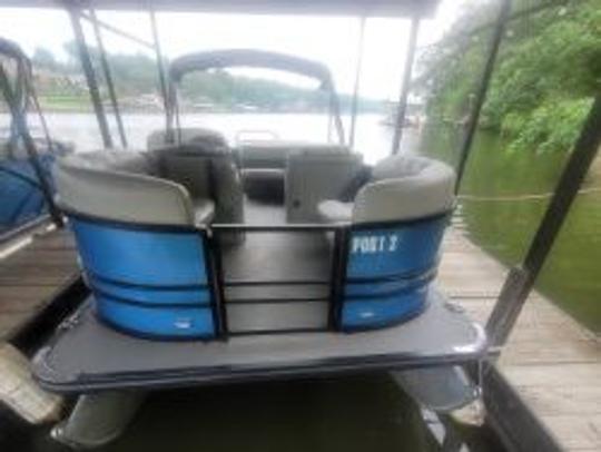 2020 Sylvan Pontoon 90HP #2 no Lago Hamilton