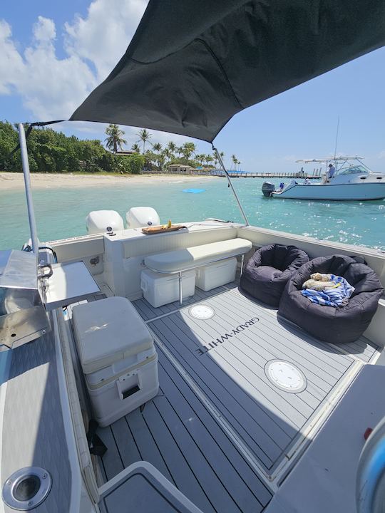 ICACOS & PALOMINO ISLAND. GRADY WHITE 30FT BOAT