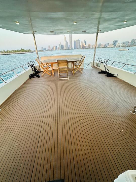 Luxury 80ft Power Mega Yacht for 30 guests in Abu Dhabi