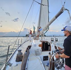 The Only 40ft Hinckley Sailboat in NYC Harbor – Sail in Style! 