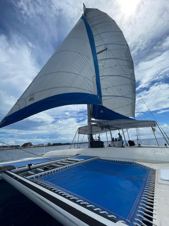 44ft Sailing Catamaran Charter in Bridgetown, Saint Michael