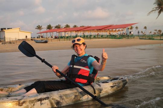 Kayaking in Port City, Sri Lanka