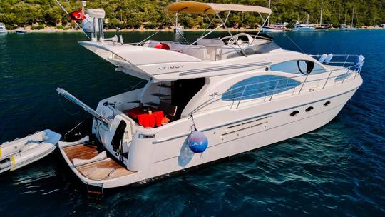 Desfrute de Bodrum com um iate a motor Captained Azimut 46 