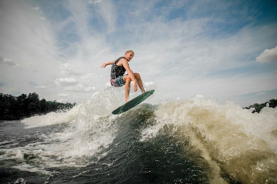 25ft Heyday Surf with Surf Tabs 17 passenger