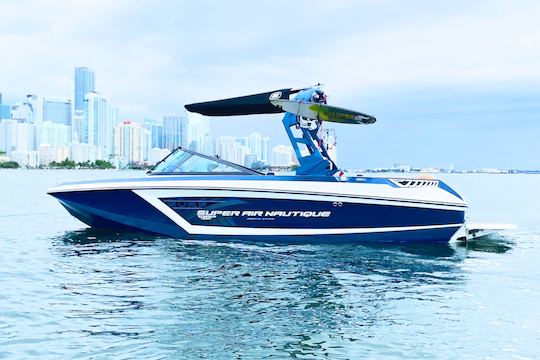 Captained Nautique Wake Sports Boat - Complete Equipment Included - Miami