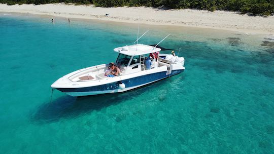 Private Boston Whaler Outrage 37' pouvant accueillir jusqu'à 10 personnes !