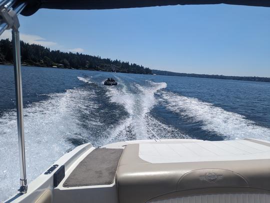 Barco Stingray Deck de 20 pés em Mercer Island, Lago Washington