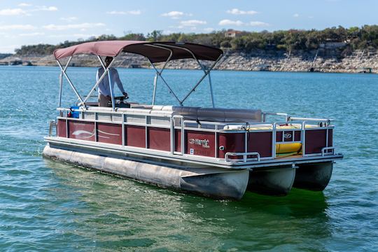 Barcos de pontão para festas no Lago Travis! 12, 15 e 20 pessoas!