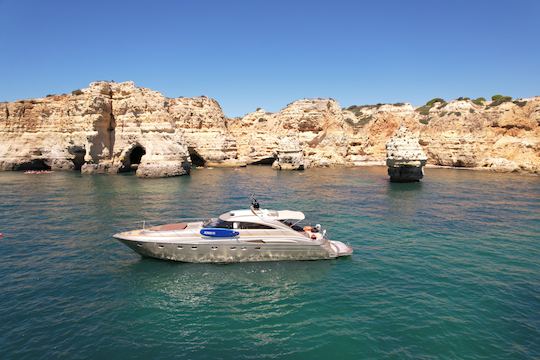 Princess V65 | Vilamoura marina | Skippered yacht charter