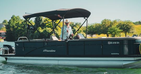 Luxury Tritoon Charter on Lake Travis w/ Austin's Top Rated Boat Rental Company