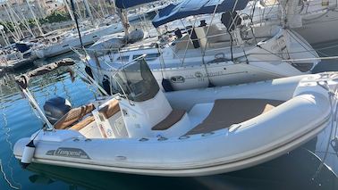 Self-Drive RIB 24ft Capelli Tempest 690 - Msida Marina Pieta Quay