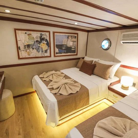 118ft, 8 Cabins Crewed Gulet