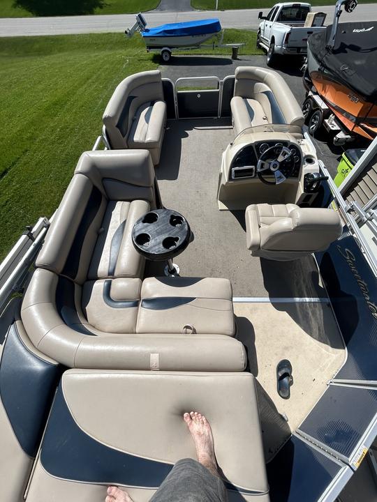 20' Pontoon  - on Torch Lake - 9 Person Capacity