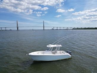 Explore the Lowcountry in Style with Our 28ft Edgewater Luxury Boat!