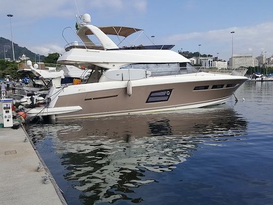 60ft Prestige High Standard Power Mega Yacht Rental in Rio de Janeiro, Brazil