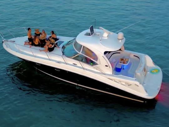 1 heure gratuite - Yacht et jetski à Miami : Sea Ray Sundancer 50 pieds