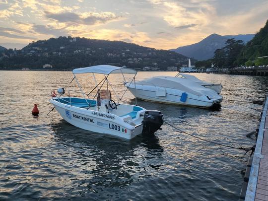 Marino alquila un barco en el lago de Como - SELF DRIVING 40CV