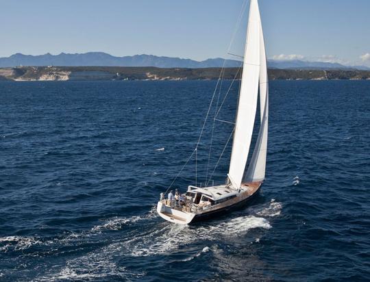 Beneteau Sensé 55ft Luxury Sailboat Rental in Cote d'Azur, France