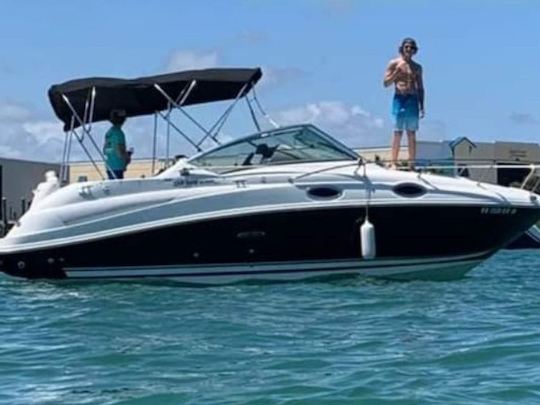 Un día perfecto en el agua: alquiler de crucero SeaRay Cabin Cruiser de 24 pies