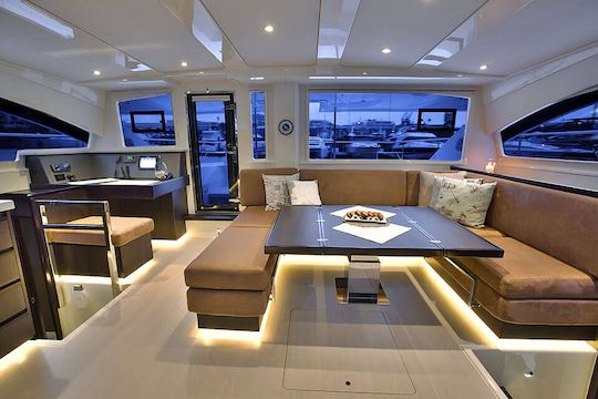 Valencia 51ft Leopard Catamaran Yacht Charter in Singapore