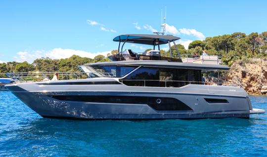 Luxury Prestige X60 Power Mega Yacht Rental in Cote d'Azur, France