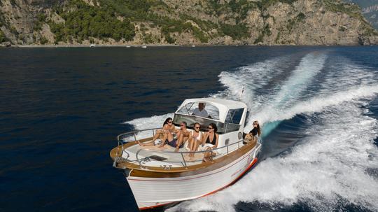 Capri Tour with Gozzo Sparviero Emerald 750 for rent in Sorrento Campania