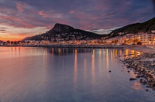 L'ESTARTIT : HEURE D'OR, COUCHER DE SOLEIL SUR LA COSTA BRAVA