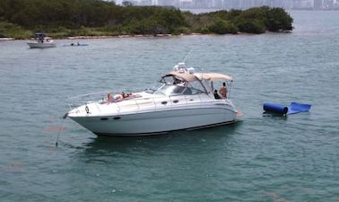 « VOTRE MEILLEURE OPTION POUR SEULEMENT 6 PASSAGERS » SEARAY SUNDANCER 42'