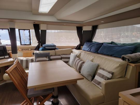 The Saba 50 Maestro Catamaran is a very comfortable model