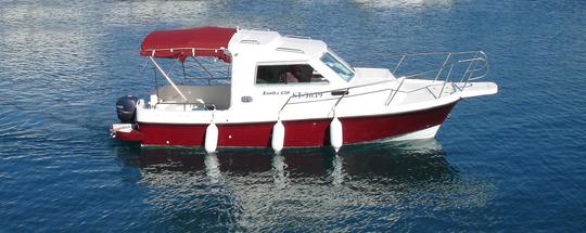 Relax in Dalmatian coast with Nautika 650 Cabin Boat