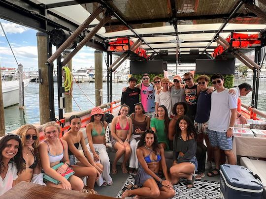 Daytime Club Experience on the Water— Party Boat with Water Toys & Pole Dancing 