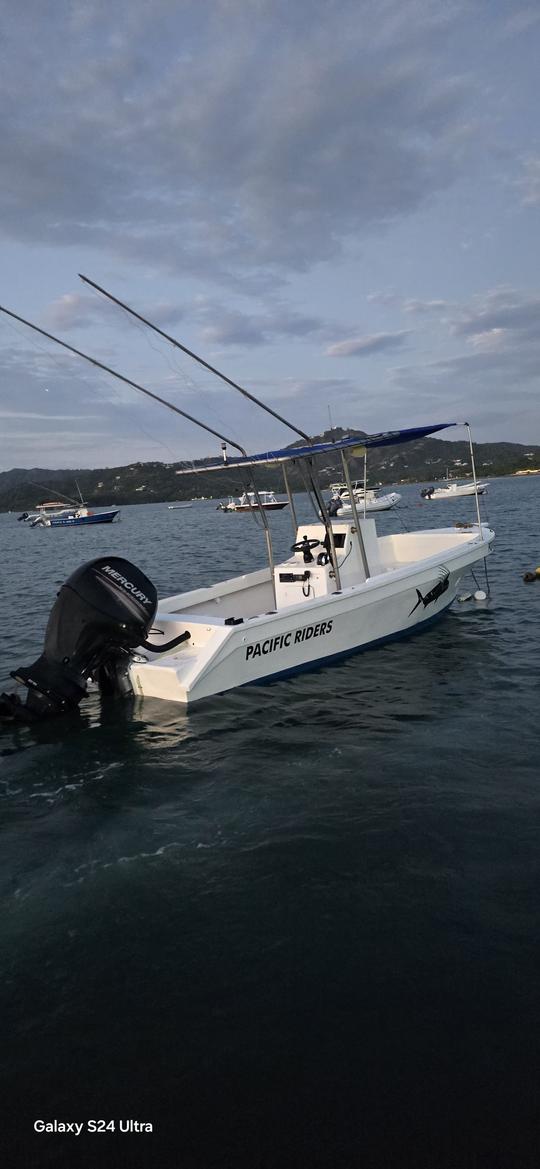 Charter privado de pesca y esnórquel en Playa Flamingo/Conchal/Tamarindo