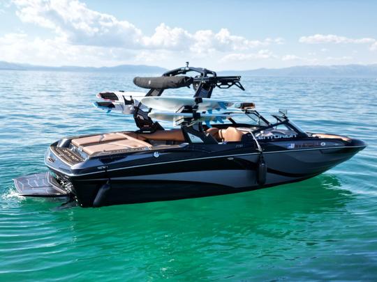 Wakesurf Charter on Lake Tahoe | Centurion Fi23 Bowrider