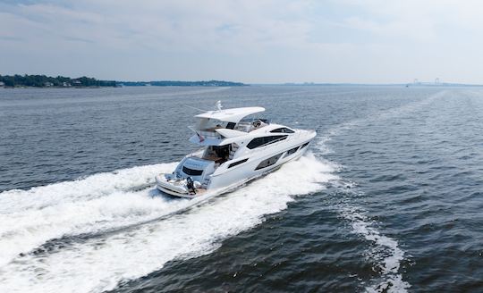 Yacht Sunseeker Manhattan de 70 pieds à New York