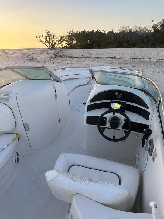 24ft Hurricane Deck Boat for Amazing Day in SWFL