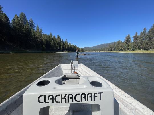 Location de bateaux Clackacraft Eddy Drift à Missoula, Montana