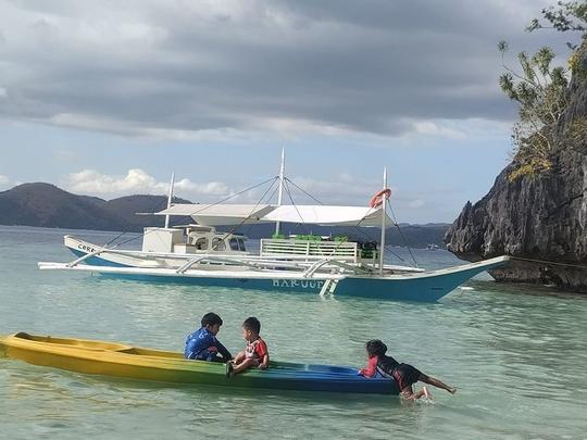 Bateau privé pour 1 à 4 personnes - Visite de l'île de Coron (choisissez jusqu'à 7 destinations)